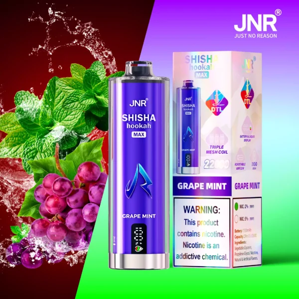 JNR Shisha Max 22000 Puffs Wholesale | Hookah Vape Supplier