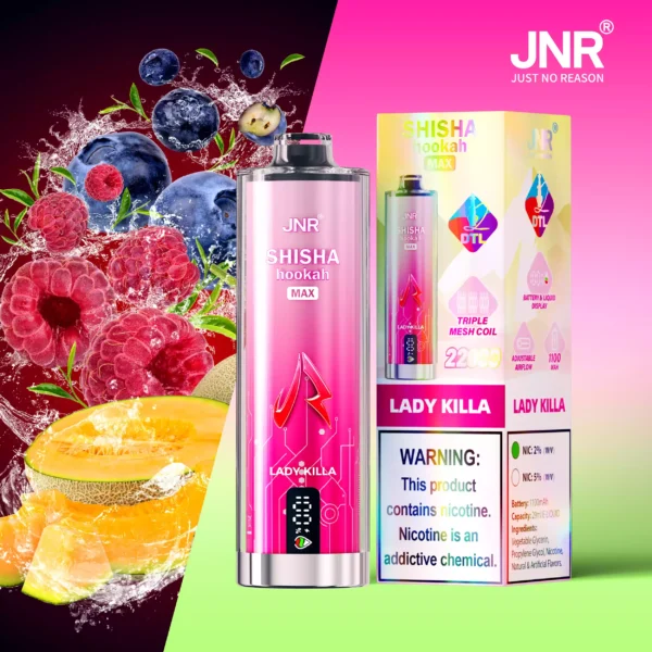 JNR Shisha Max 22000 Puffs Wholesale | Hookah Vape Supplier