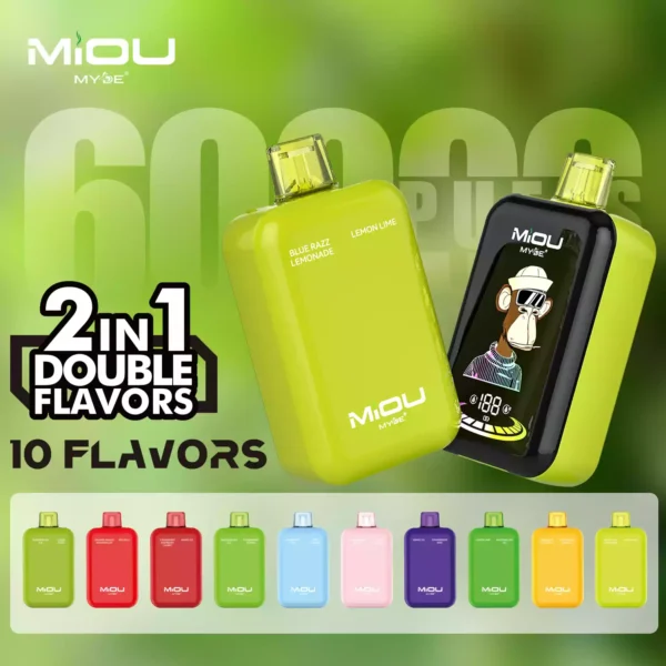 MYDE MIOU 2 in 1 60000 Puffs Wholesale | Disposable Vape Supplier