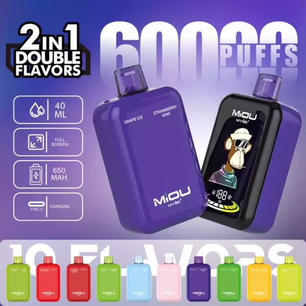 MYDE MIOU 2 in 1 60000 Puffs Wholesale | Disposable Vape Supplier