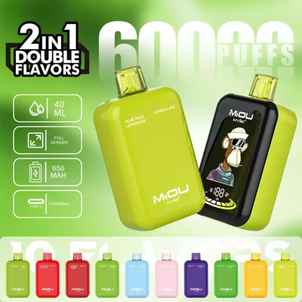 MYDE MIOU 2 in 1 60000 Puffs Wholesale | Disposable Vape Supplier