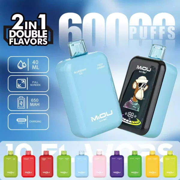 MYDE MIOU 2 in 1 60000 Puffs Wholesale | Disposable Vape Supplier