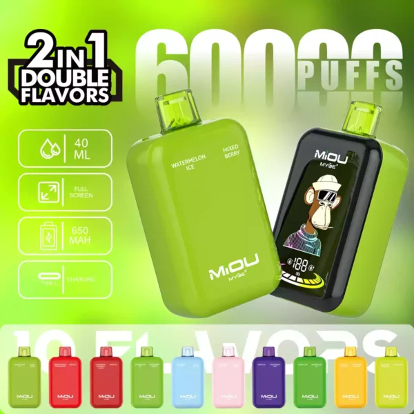 MYDE MIOU 2 in 1 60000 Puffs Wholesale | Disposable Vape Supplier
