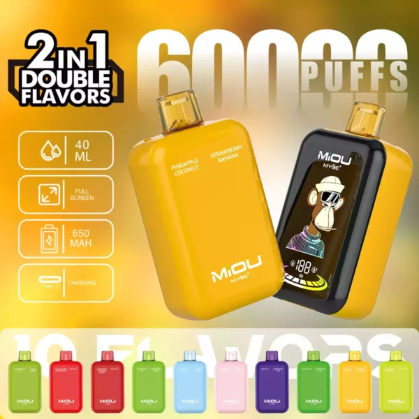 MYDE MIOU 2 in 1 60000 Puffs Wholesale | Disposable Vape Supplier
