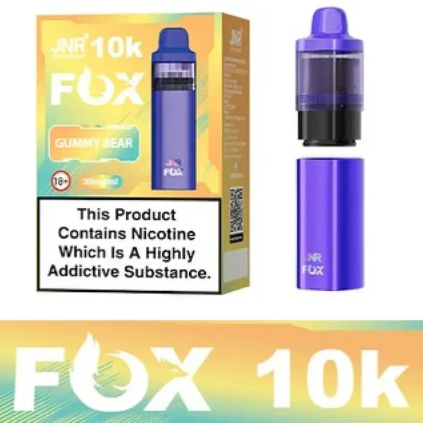 JNR FOX 10000 Puffs Wholesale | JNR FOX 10K Disposable Vape Supplier