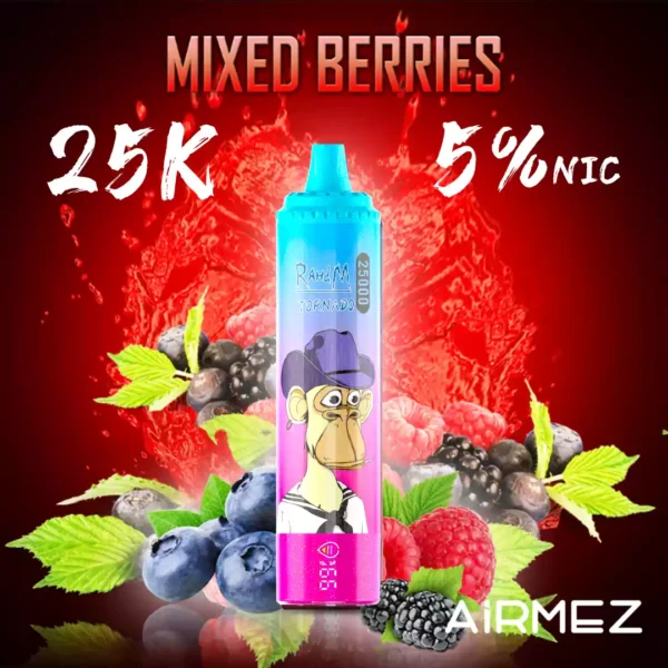 Airmez Tornado 25K Wholesale | 25000 Puffs Disposable Vape Supplier