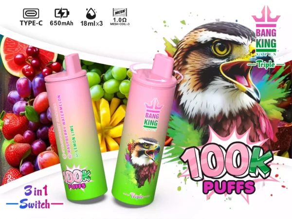 BANG KING 100K Wholesale | 100000 Puffs Disposable Vape Supplier