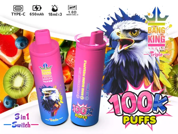 BANG KING 100K Wholesale | 100000 Puffs Disposable Vape Supplier