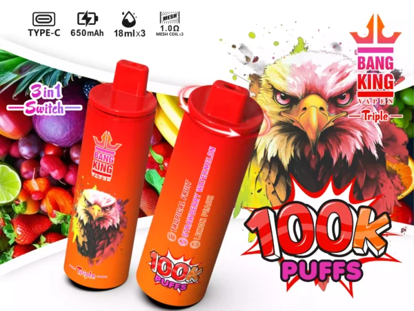 BANG KING 100K Wholesale | 100000 Puffs Disposable Vape Supplier