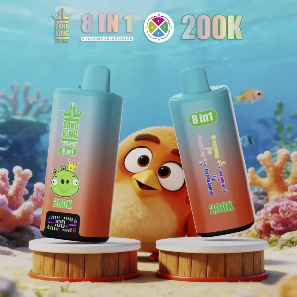 BANG KING 8 IN 1 200K Wholesale | 200000 Puffs Disposable Vape Supplier