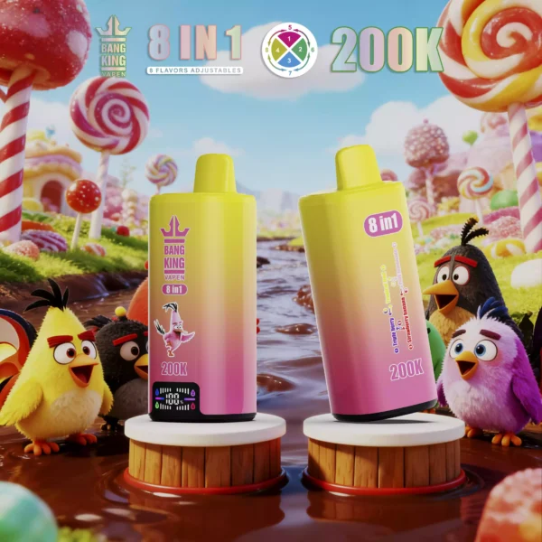 BANG KING 8 IN 1 200K Wholesale | 200000 Puffs Disposable Vape Supplier