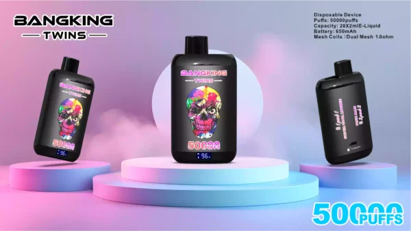 BANG KING TWINS 50K Wholesale | 50000 Puffs Dual Flavor Vape Supplier