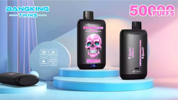 BANG KING TWINS 50K Wholesale | 50000 Puffs Dual Flavor Vape Supplier