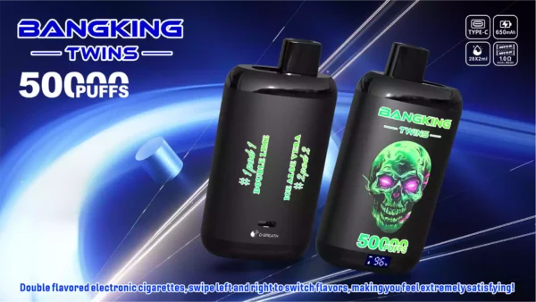 BANG KING TWINS 50K Wholesale | 50000 Puffs Dual Flavor Vape Supplier