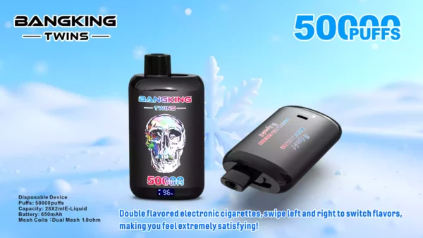 BANG KING TWINS 50K Wholesale | 50000 Puffs Dual Flavor Vape Supplier