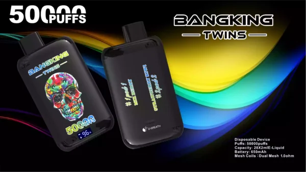BANG KING TWINS 50K Wholesale | 50000 Puffs Dual Flavor Vape Supplier