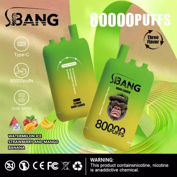 BANG LEADER 80K Wholesale | 80000 Puffs Disposable Vape Supplier
