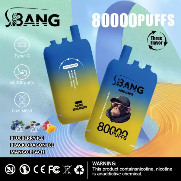 BANG LEADER 80K Wholesale | 80000 Puffs Disposable Vape Supplier