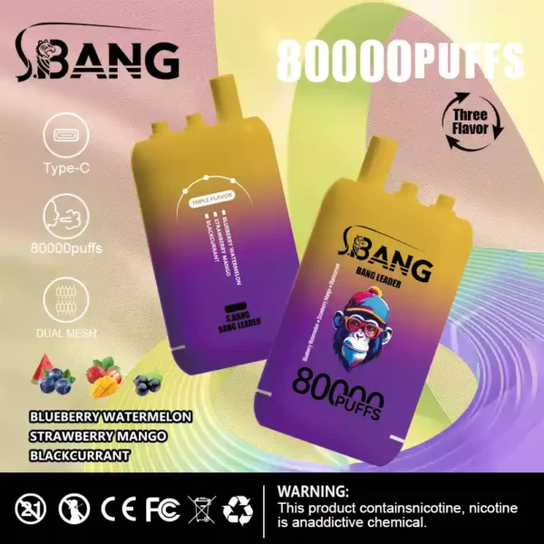 BANG LEADER 80K Wholesale | 80000 Puffs Disposable Vape Supplier