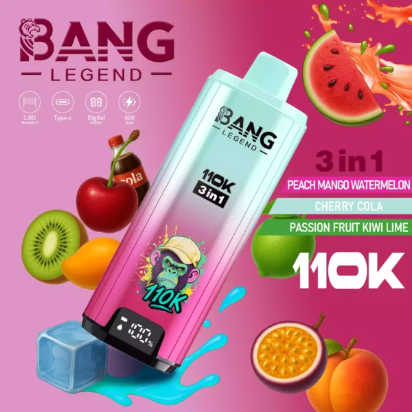 BANG LEGEND 110K Wholesale | 110000 Puffs Disposable Vape Supplier