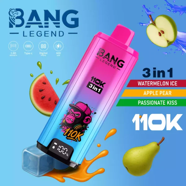BANG LEGEND 110K Wholesale | 110000 Puffs Disposable Vape Supplier