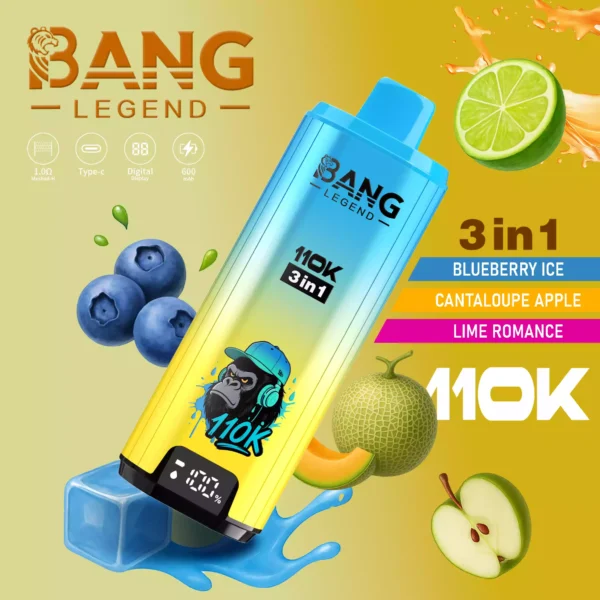 BANG LEGEND 110K Wholesale | 110000 Puffs Disposable Vape Supplier