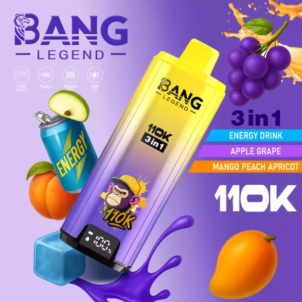 BANG LEGEND 110K Wholesale | 110000 Puffs Disposable Vape Supplier