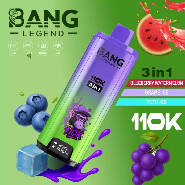 BANG LEGEND 110K Wholesale | 110000 Puffs Disposable Vape Supplier