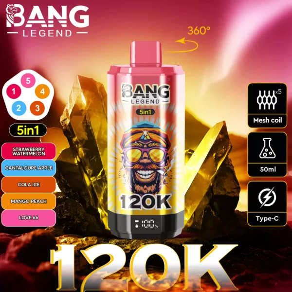 BANG LEGEND 120K Wholesale | 120000 Puffs Disposable Vape Supplier