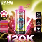 BANG LEGEND 120K Wholesale | 120000 Puffs Disposable Vape Supplier
