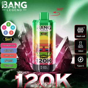 BANG LEGEND 120K Puffs Disposable Vape Wholesale