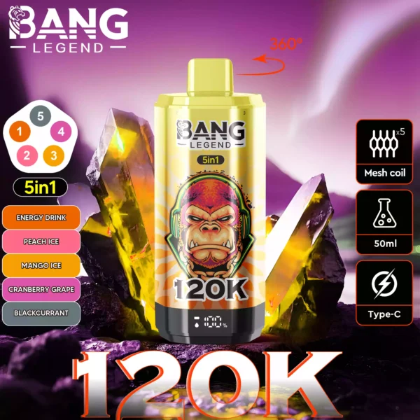 BANG LEGEND 120K Wholesale | 120000 Puffs Disposable Vape Supplier