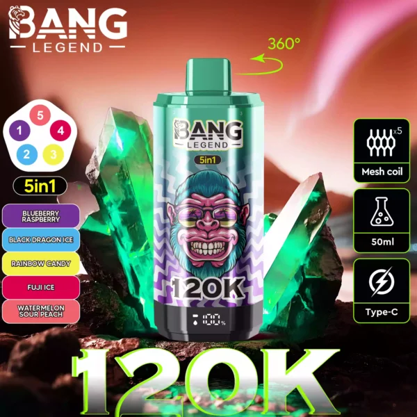 BANG LEGEND 120K Wholesale | 120000 Puffs Disposable Vape Supplier
