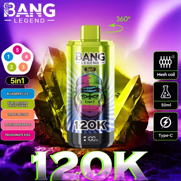 BANG LEGEND 120K Wholesale | 120000 Puffs Disposable Vape Supplier