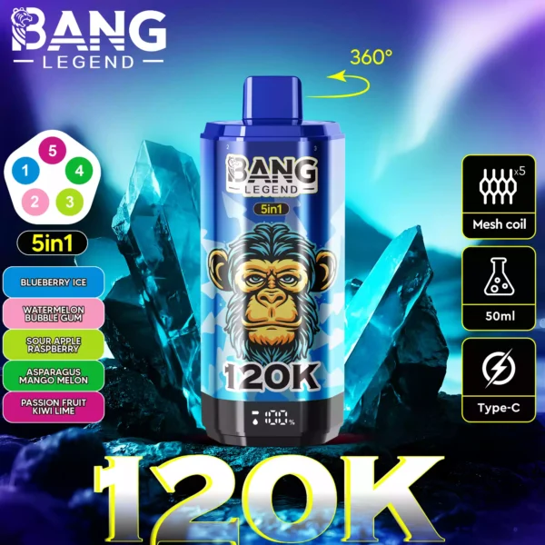 BANG LEGEND 120K Wholesale | 120000 Puffs Disposable Vape Supplier