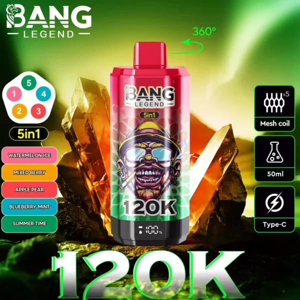 BANG LEGEND 120K Wholesale | 120000 Puffs Disposable Vape Supplier