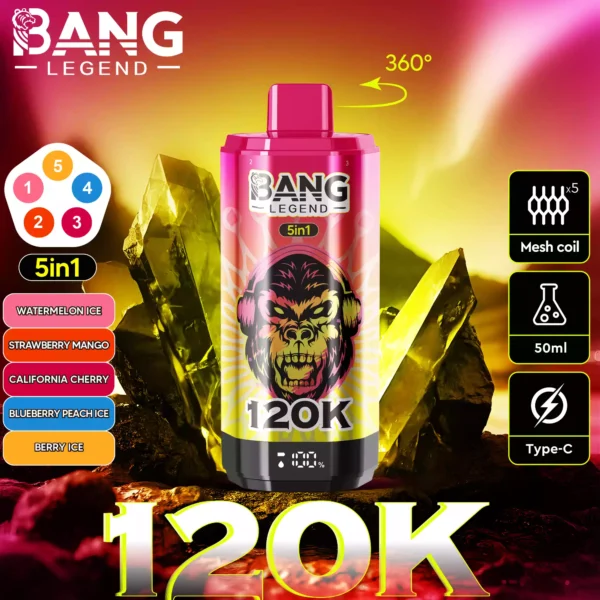 BANG LEGEND 120K Wholesale | 120000 Puffs Disposable Vape Supplier