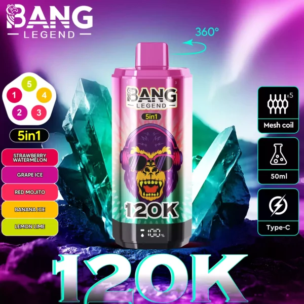 BANG LEGEND 120K Wholesale | 120000 Puffs Disposable Vape Supplier