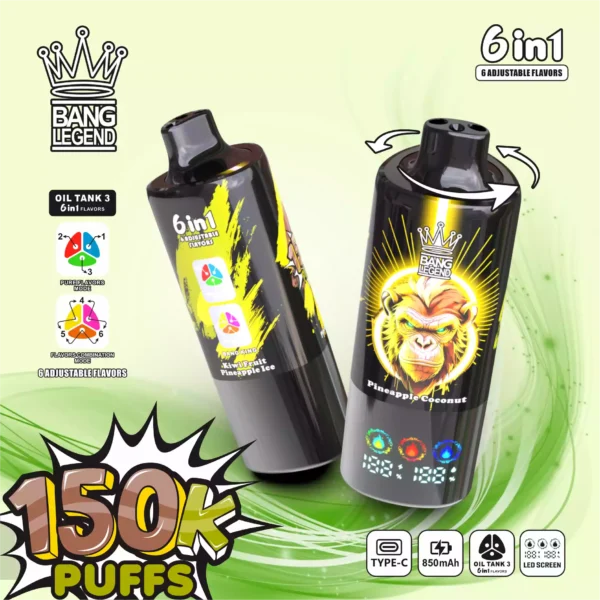 BANG LEGEND 150K Wholesale | 150000 Puffs Disposable Vape Supplier