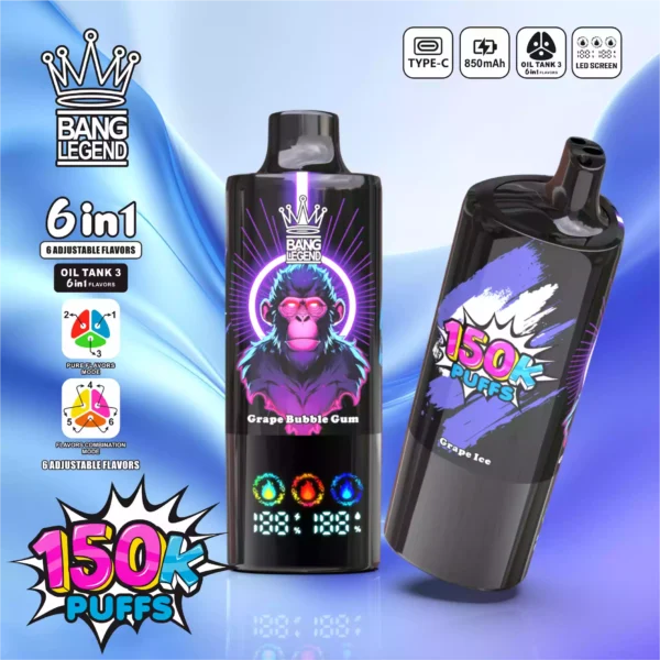 BANG LEGEND 150K Wholesale | 150000 Puffs Disposable Vape Supplier
