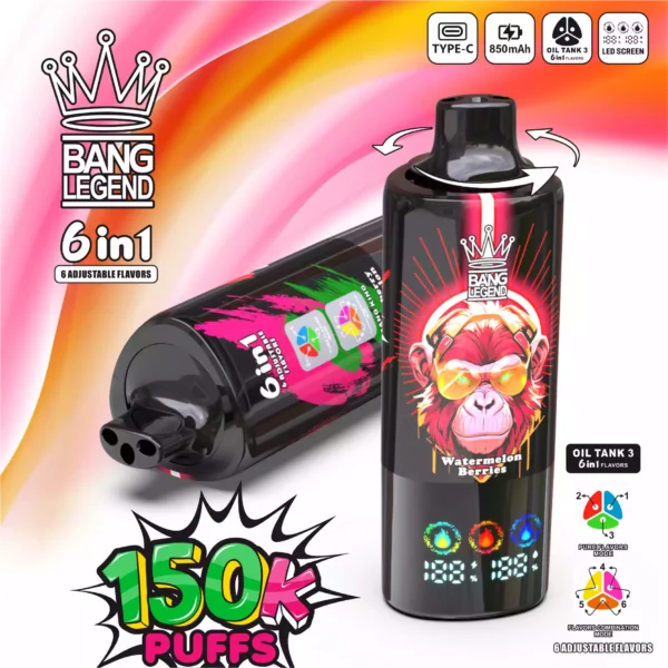 BANG LEGEND 150K Wholesale | 150000 Puffs Disposable Vape Supplier
