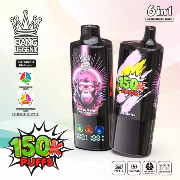 BANG LEGEND 150K Wholesale | 150000 Puffs Disposable Vape Supplier
