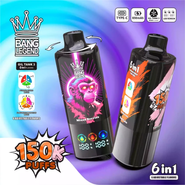 BANG LEGEND 150K Wholesale | 150000 Puffs Disposable Vape Supplier