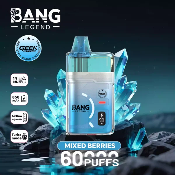 Bang Legend 60K Wholesale | 60000 Puffs Disposable Vape Supplier