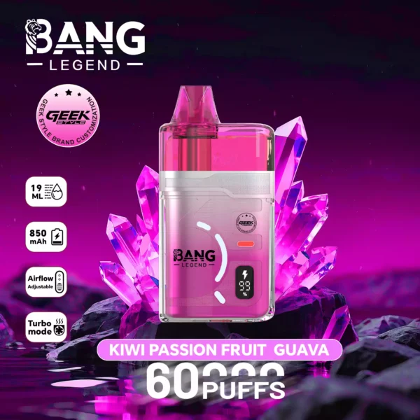Bang Legend 60K Wholesale | 60000 Puffs Disposable Vape Supplier