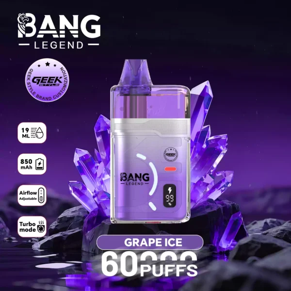 Bang Legend 60K Wholesale | 60000 Puffs Disposable Vape Supplier