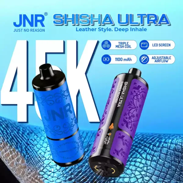 JNR Shisha Ultra 45K Wholesale | 45000 Puffs Disposable Vape Supplier