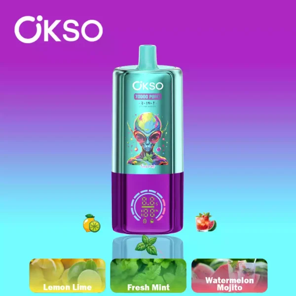OKSO 3 in 1 70K Wholesale | 70000 Puffs Disposable Vape Supplier
