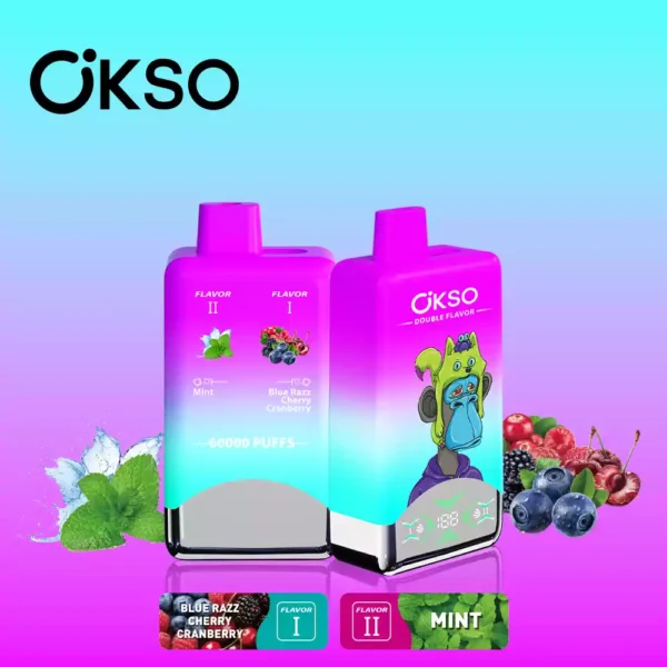 OKSO Double Flavor 60K Wholesale | 60000 Puffs Vape Supplier