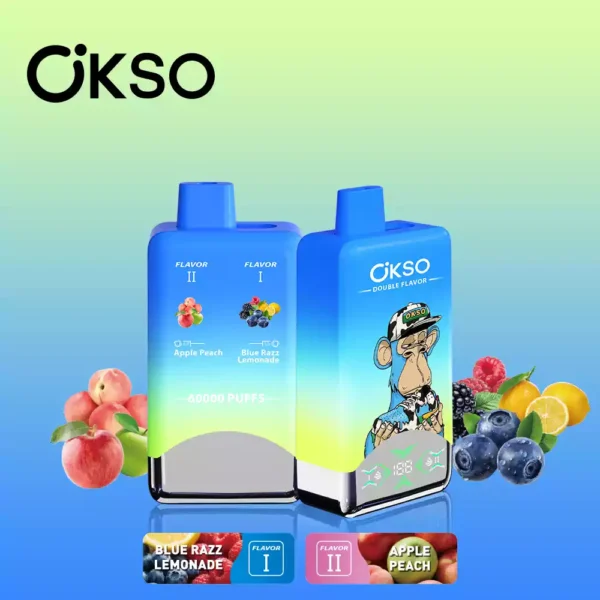 OKSO Double Flavor 60K Wholesale | 60000 Puffs Vape Supplier